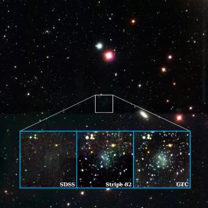 Nube, la galaxia casi invisible que desafía el modelo de materia oscura